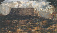 Ансельм Кифер-Могила неизвестного художника-1983г.134х229 смешанная техника холст.